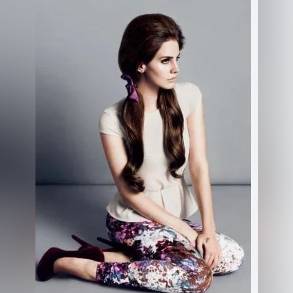 H&M Lana Del Rey Floral Trousers